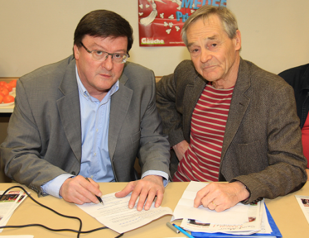 Signature de la charte éthique Anticor par Guy Del